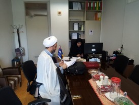 جلسه با خانم گودرزی / مسئول امور بانوان شرکت ملی نفت ایران
